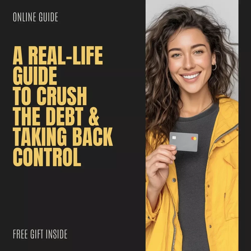 A Real-Life Guide to Crush the Debt & Taking Back Control – Debt Repayment Plan Strategy Guide, Financial Freedom eBook, Budgeting & Payoff Planner Digital Download