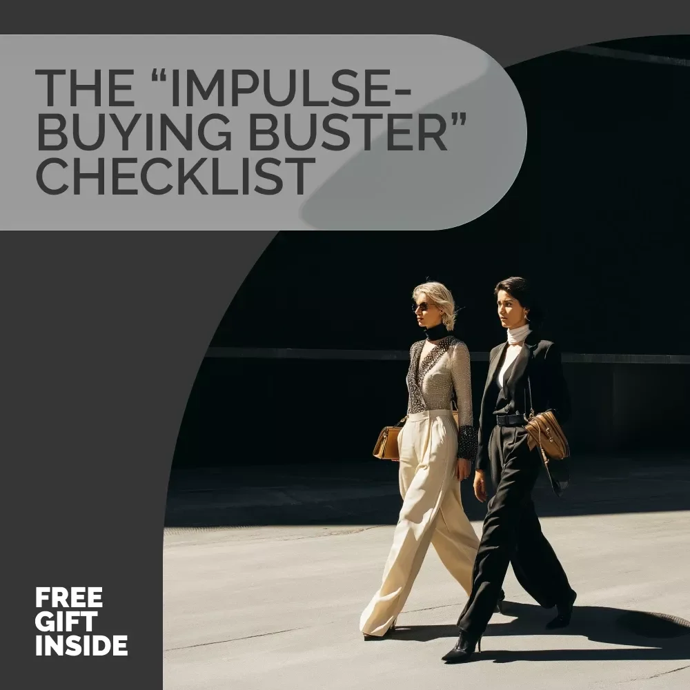 The “Impulse-Buying Buster” Checklist | How to Avoid Impulse Buying | Printable Budgeting & Mindful Spending Guide