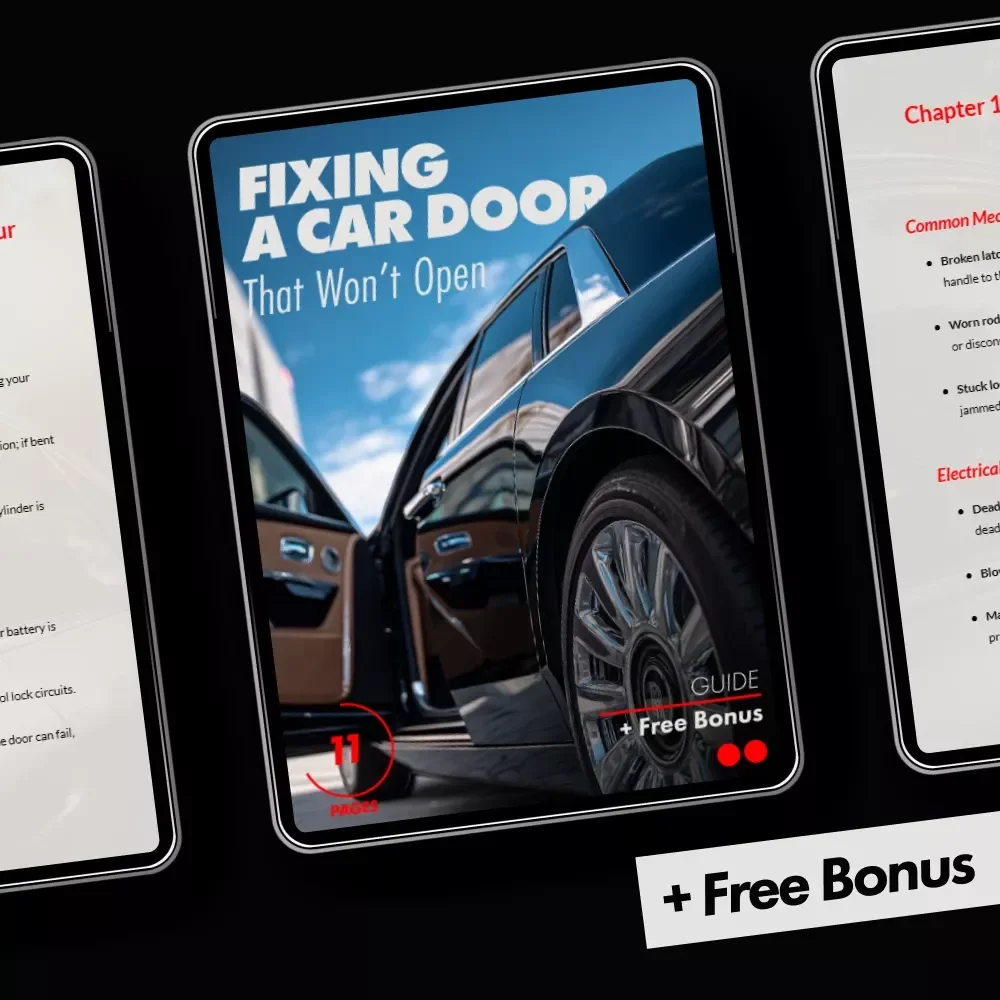 Fixing a Car Door That Won’t Open: DIY Guide for Car Owners | Digital Download
