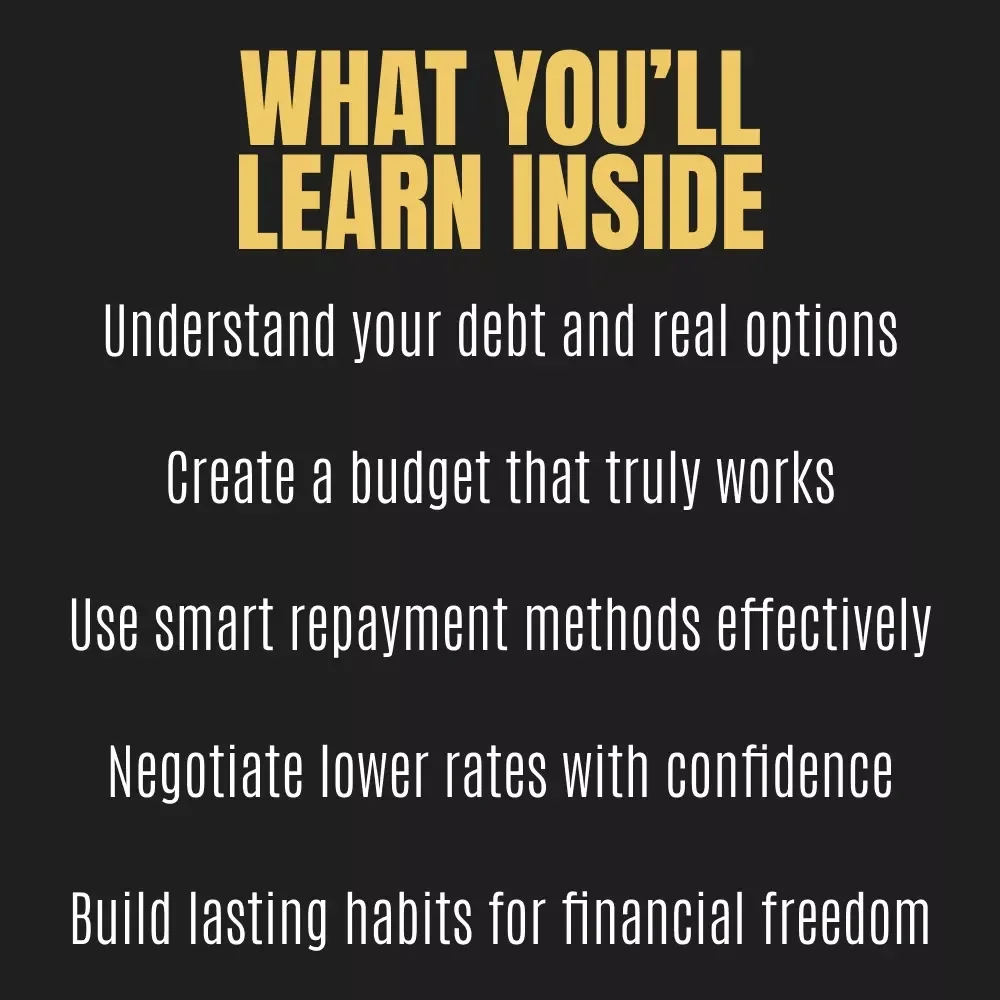 Debt-Free Without Bankruptcy: Your Stress-Free Path – Practical Debt Relief eBook | Digital Download | How to Get Out of Debt Without Filing Bankruptcy