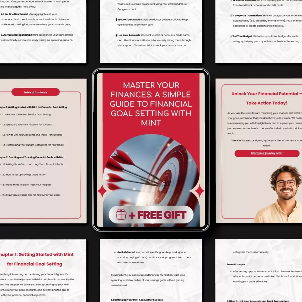 Master Your Finances: A Simple Guide to Financial Goal Setting with Mint - Digital Download