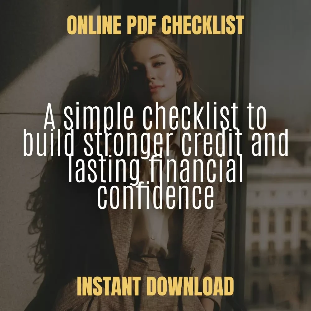 The Credit Confidence Checklist | Printable & Digital Download for Smart Money Habits | Credit Score Wellness Guide | How to Use Credit Responsibly