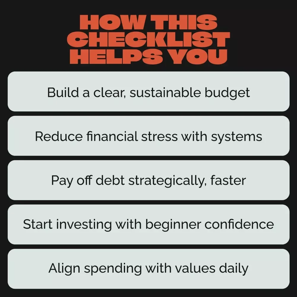 The Millennial Money Playbook: Your No-Fluff Checklist for Wealth, Wellness & Freedom | Budgeting Guide | Money Wellness eBook | Financial Planning Checklist | Digital Download