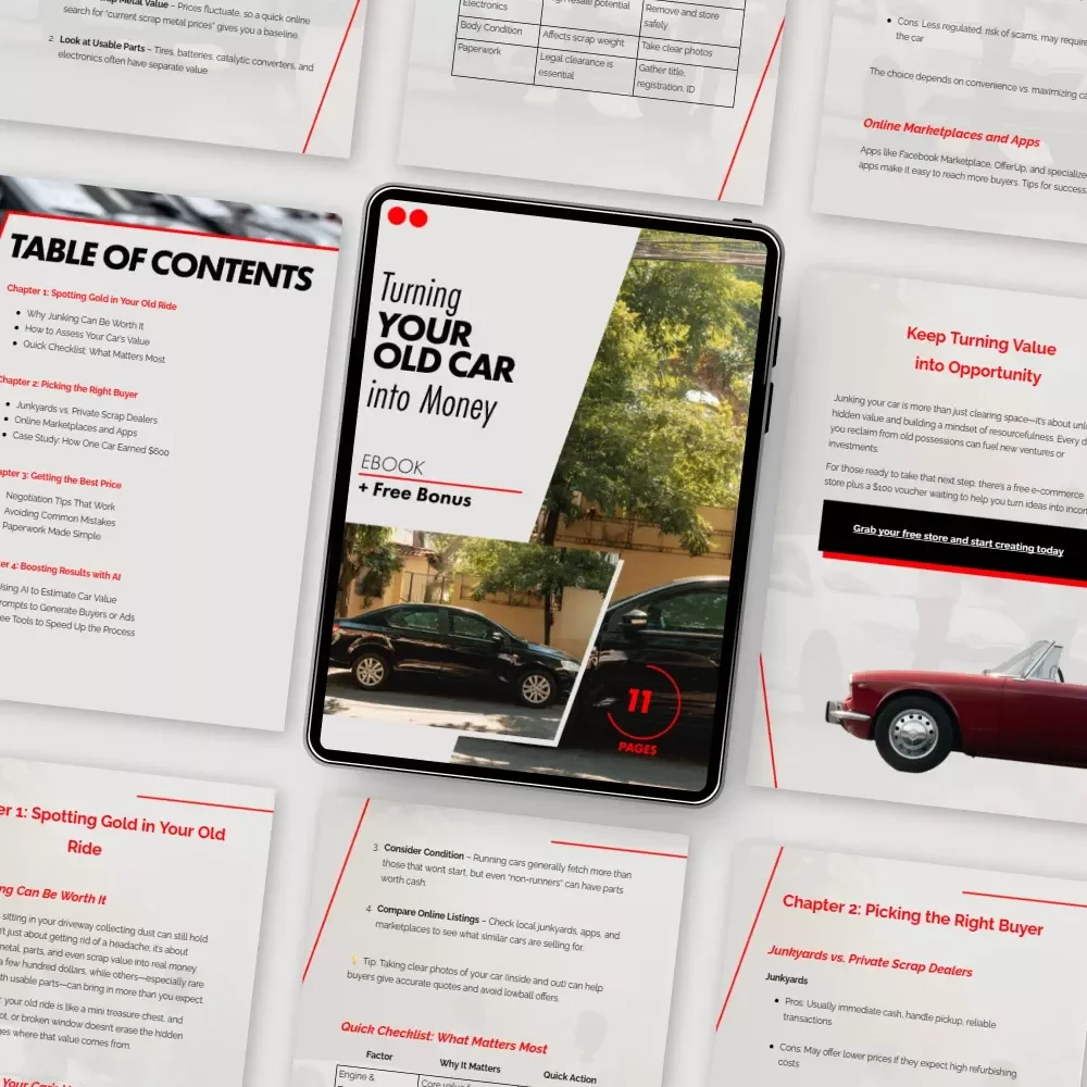 Turning Your Old Car into Money – A Smart, Step-by-Step Guide on How to Junk a Car for Cash