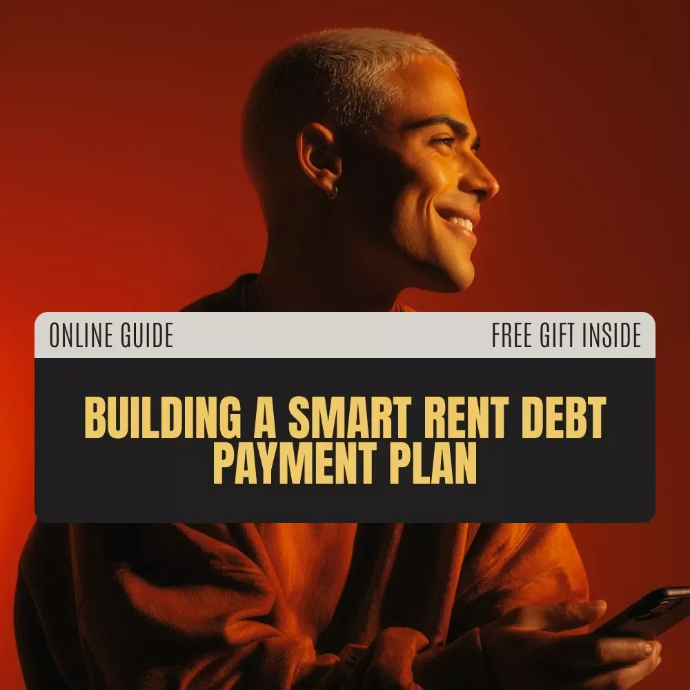 How to Build a Smart Rent Debt Payment Plan | Step-by-Step Guide for Rent Debt Payment Plans | Printable Workbook-Style Digital Download
