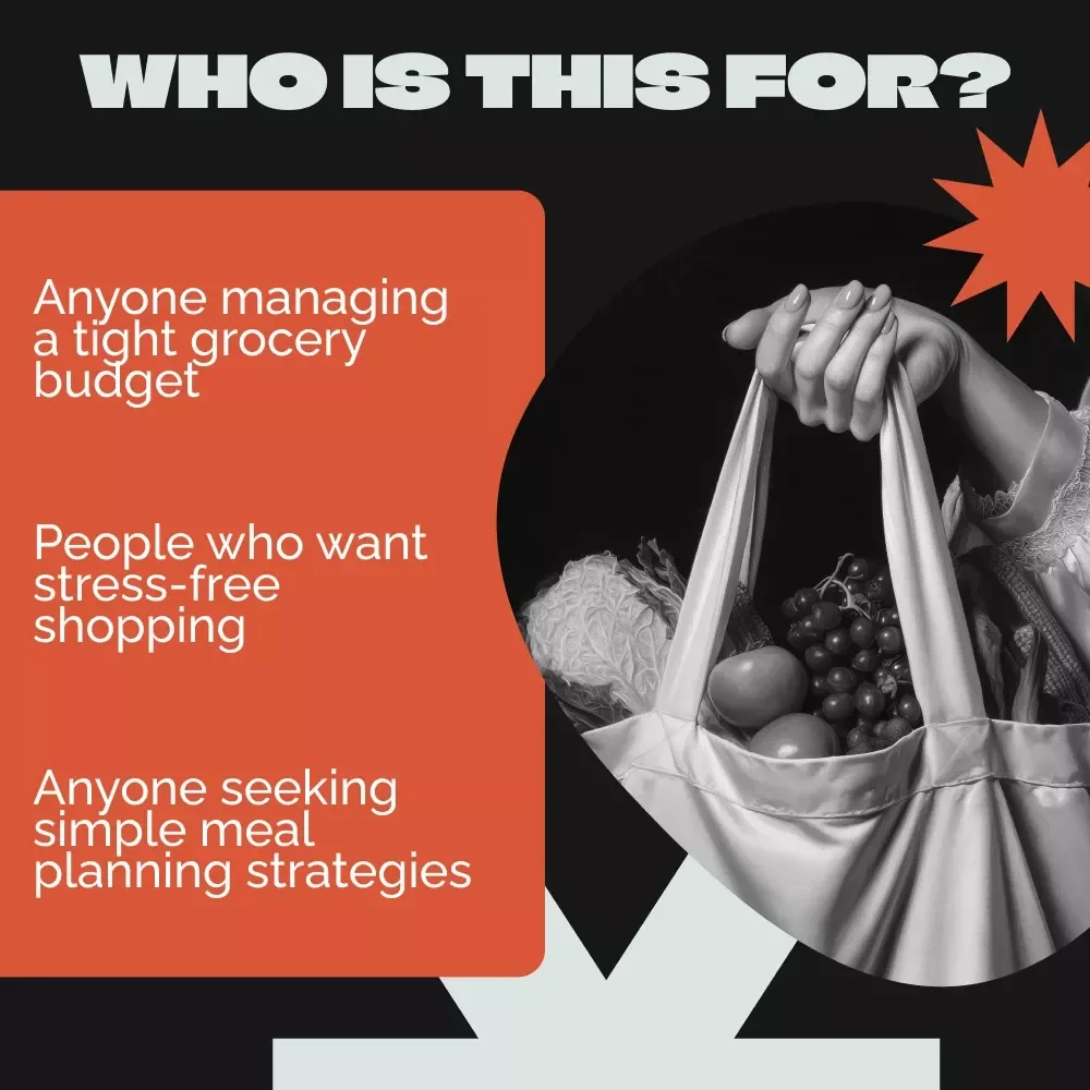 The “Survive the Rising Cart” Checklist | Budget-Savvy Grocery Guide for Beating Food Price Inflation | Meal Planning & Smart Shopping Printable