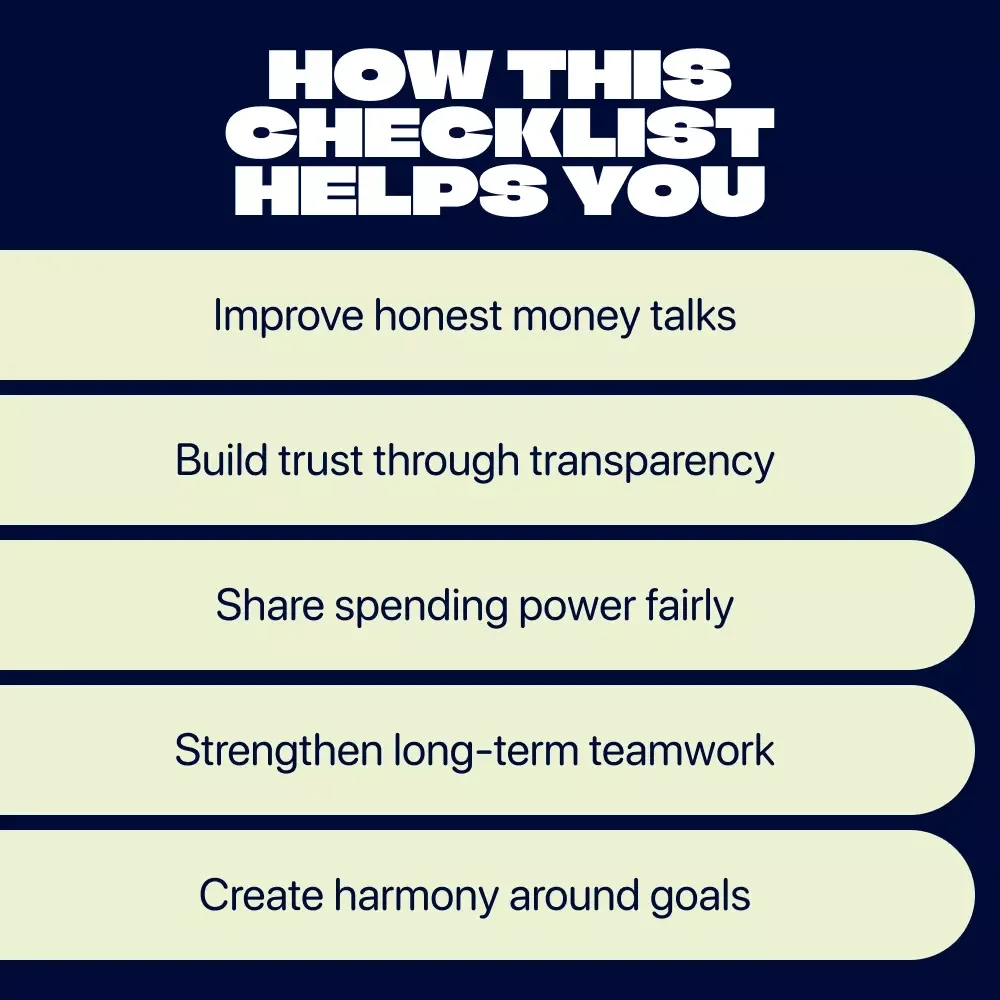 The Money & Love Power Playbook: Your Couple’s Checklist for Financial Harmony | Digital Relationship Finance Planner | Build Trust, Balance & Communication in Money Power and Spending Decisions in Intimate Relationships | Printable PDF