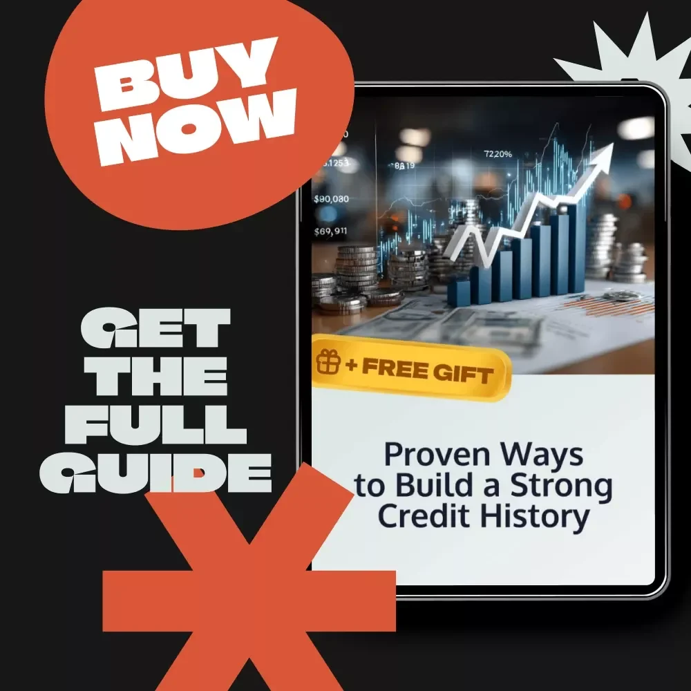 Proven Ways to Build a Strong Credit History | Credit Score Guide, Personal Finance eBook, Credit Repair Download, Beginner-Friendly Credit Building Checklist