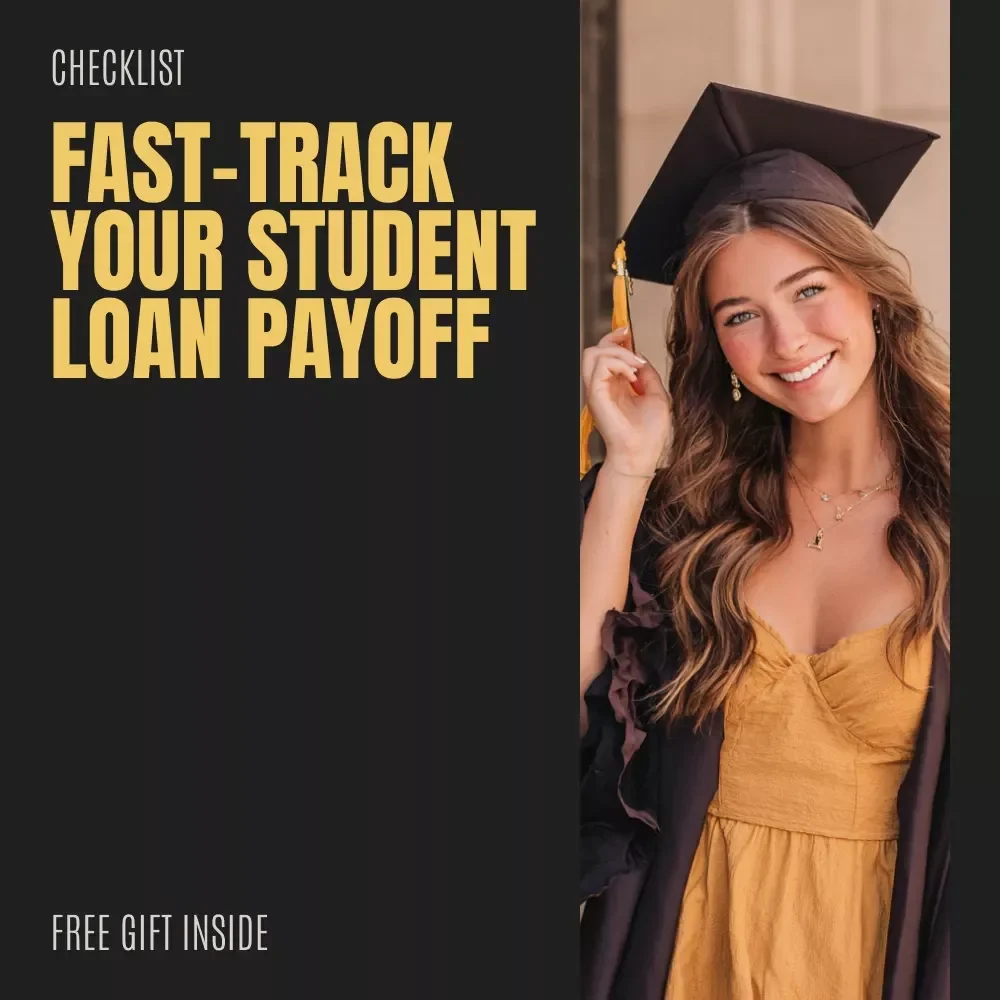 Fast-Track Your Student Loan Payoff Checklist | Step-by-Step Plan for Debt Freedom | Learn How to Pay Off Student Loans Fast | Digital Download
