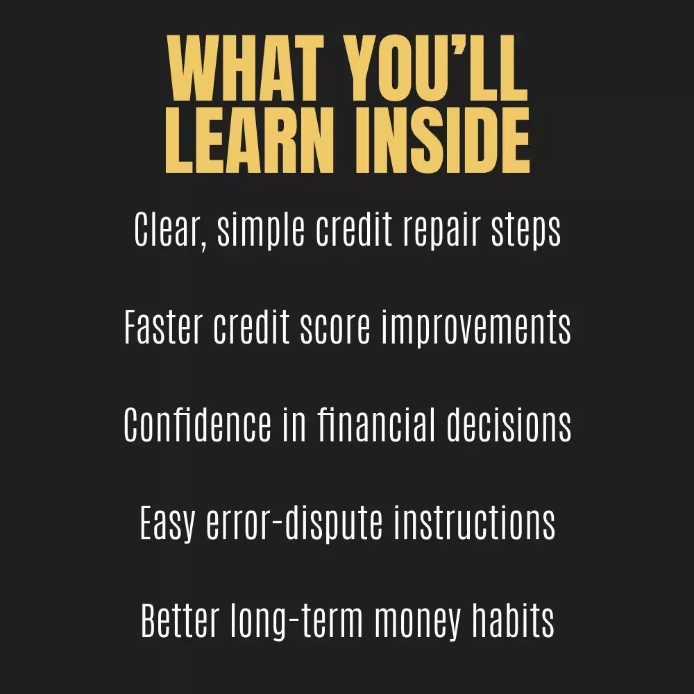 Bounce Back Better: Your Guide to Credit Score Recovery — Complete Credit Score Recovery Steps eBook for Fast Financial Rebuilding, Easy-to-Follow Tips & Proven Strategies | Digital Download