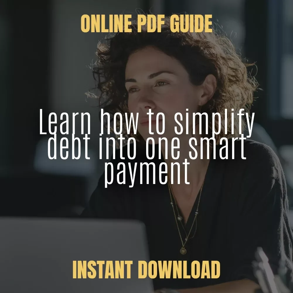 The Smart Person’s Guide to Debt Consolidation Without the Stress | Digital eBook on How to Consolidate Debt Into One Payment and Simplify Your Finances