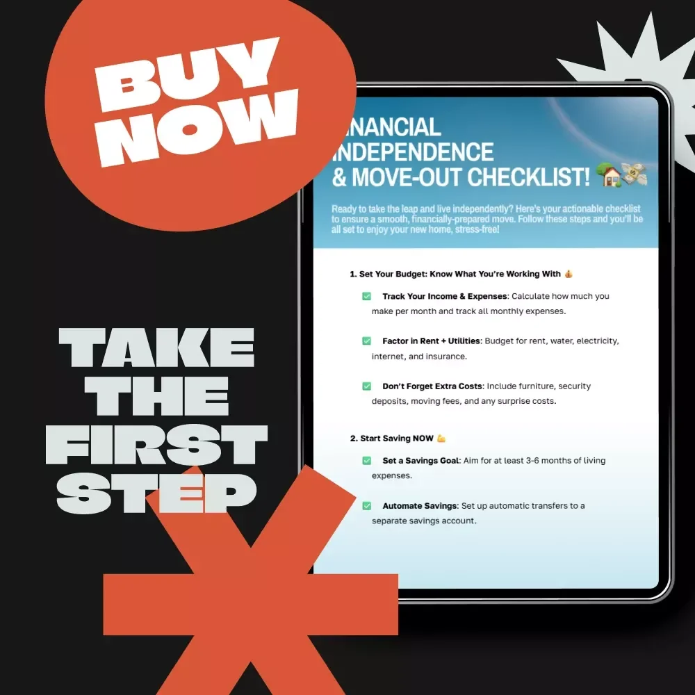 Financial Independence & Move-Out Checklist | Ultimate Guide to Budgeting, Saving, Apartment Hunting & Moving Out Successfully