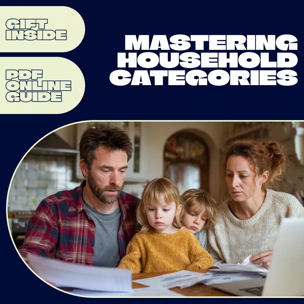 Mastering Household Categories Without the Headache | Printable Budget Planner | Simple Guide to Organizing Household Budget Categories for Stress-Free Money Management