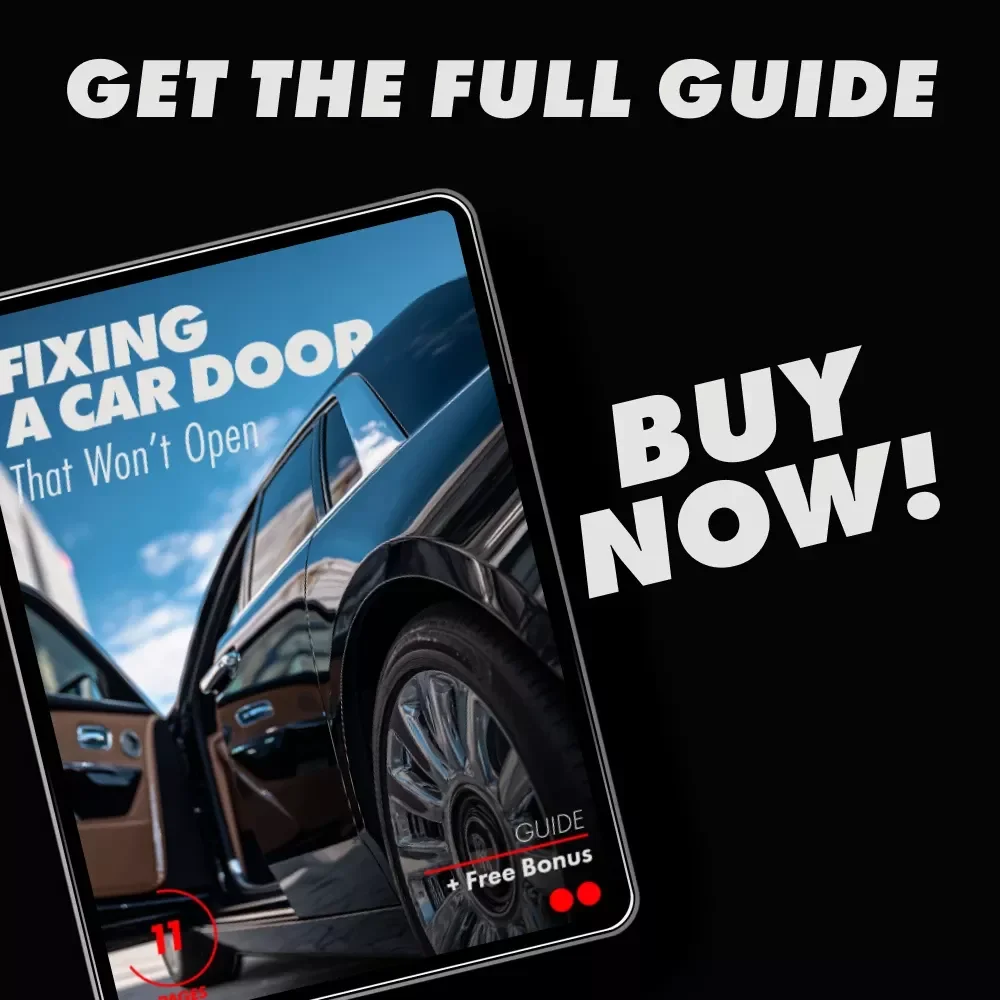 Fixing a Car Door That Won’t Open: DIY Guide for Car Owners | Digital Download