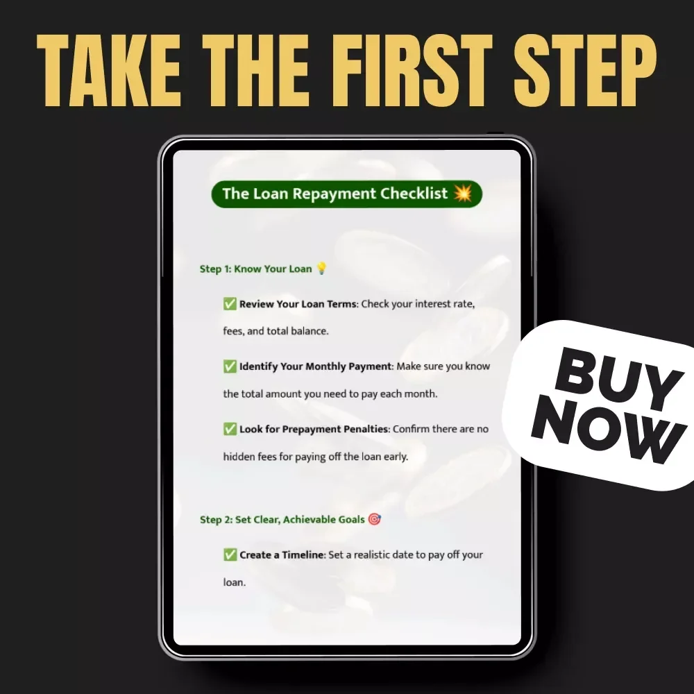 The Loan Repayment Checklist — Printable Debt Payoff Planner & how to get credit card debt relief Guide, Snowball & Avalanche Tracker, Financial Reset Toolkit