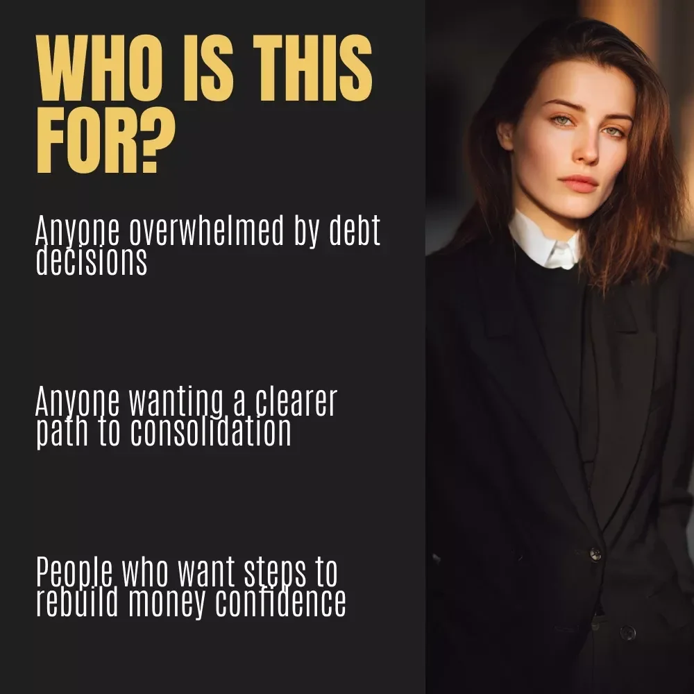The “Ditch the Debt Spiral” Checklist | Debt Consolidation Guide | Bad Credit Help | Printable Financial Checklist for Budgeting & Loan Prep