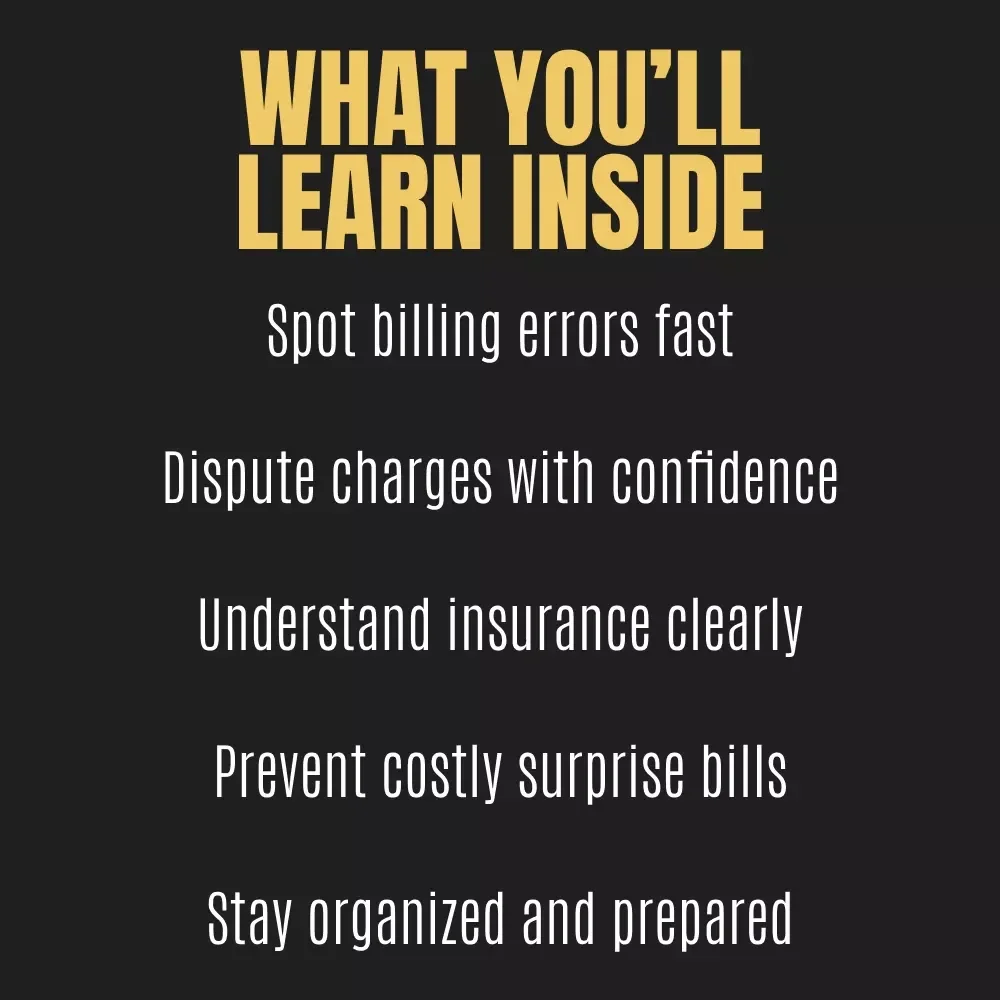 The Essential Guide to Patient Billing Rights | Printable Ebook for Understanding Medical Bills, Patient Billing Rights, Insurance Disputes & No Surprise Billing Protection