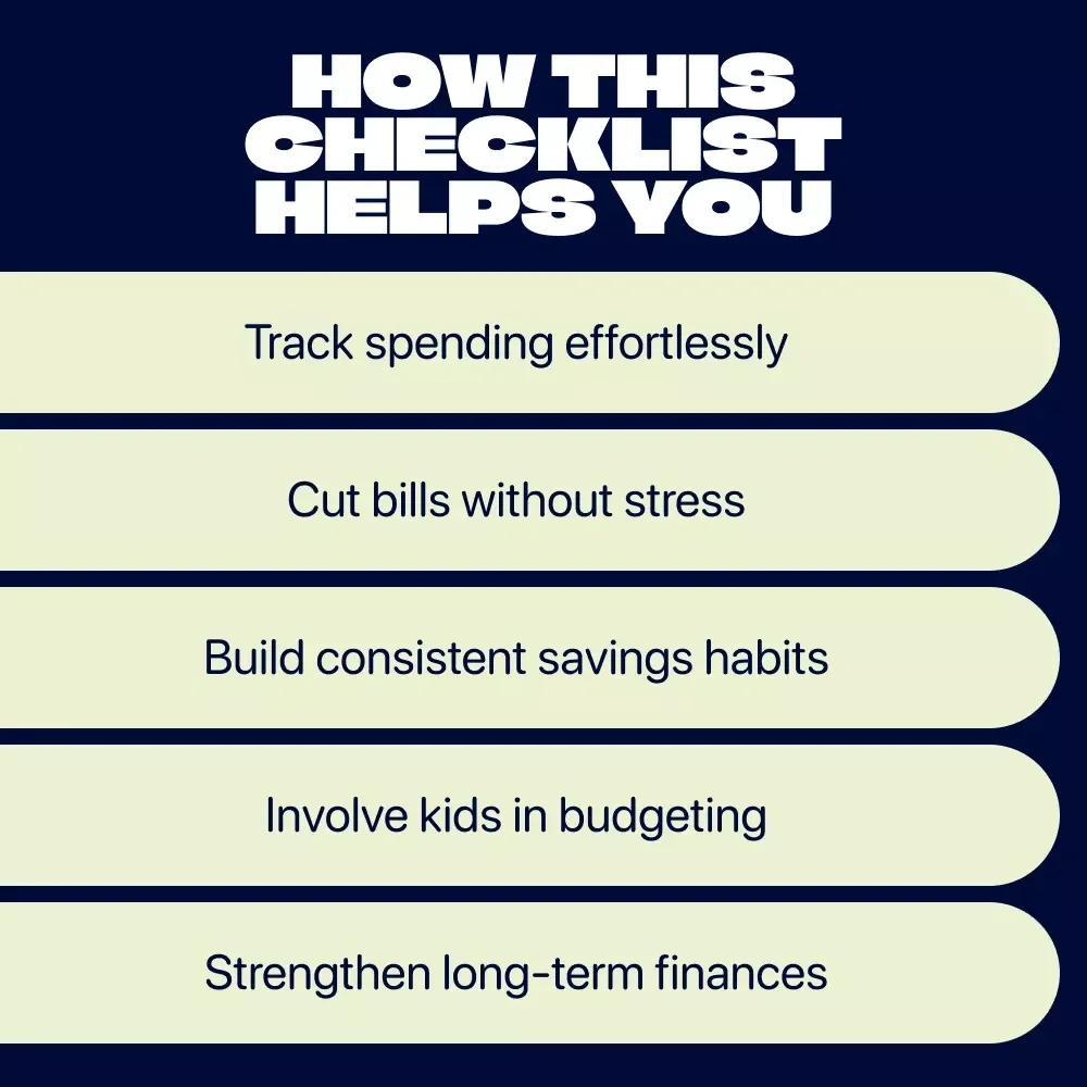 Family Savings Success: The Ultimate Checklist for Cutting Costs and Building Financial Freedom | Printable PDF | Family Budget Planner | Household Savings Guide | Tips for Reducing Family Living Costs