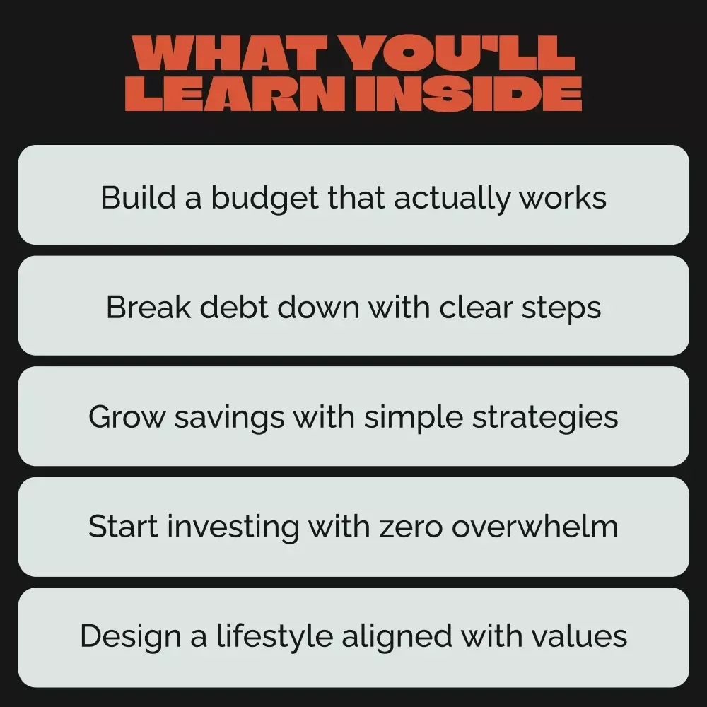 A Millennial’s Guide to Mastering Your Finances Without Losing Your Mind | Personal Finance eBook, Budgeting Guide, Debt-Free Roadmap, Savings & Investing Planner (Digital Download)