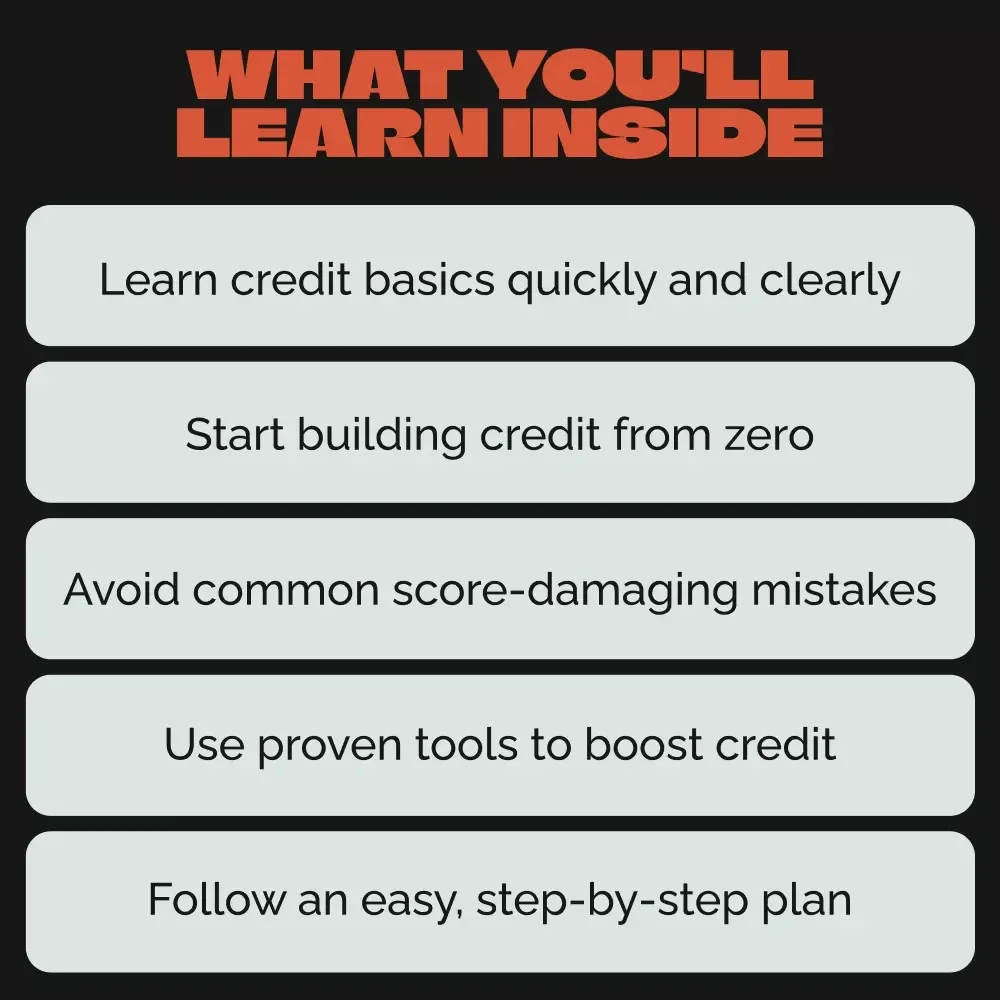 Proven Ways to Build a Strong Credit History | Credit Score Guide, Personal Finance eBook, Credit Repair Download, Beginner-Friendly Credit Building Checklist