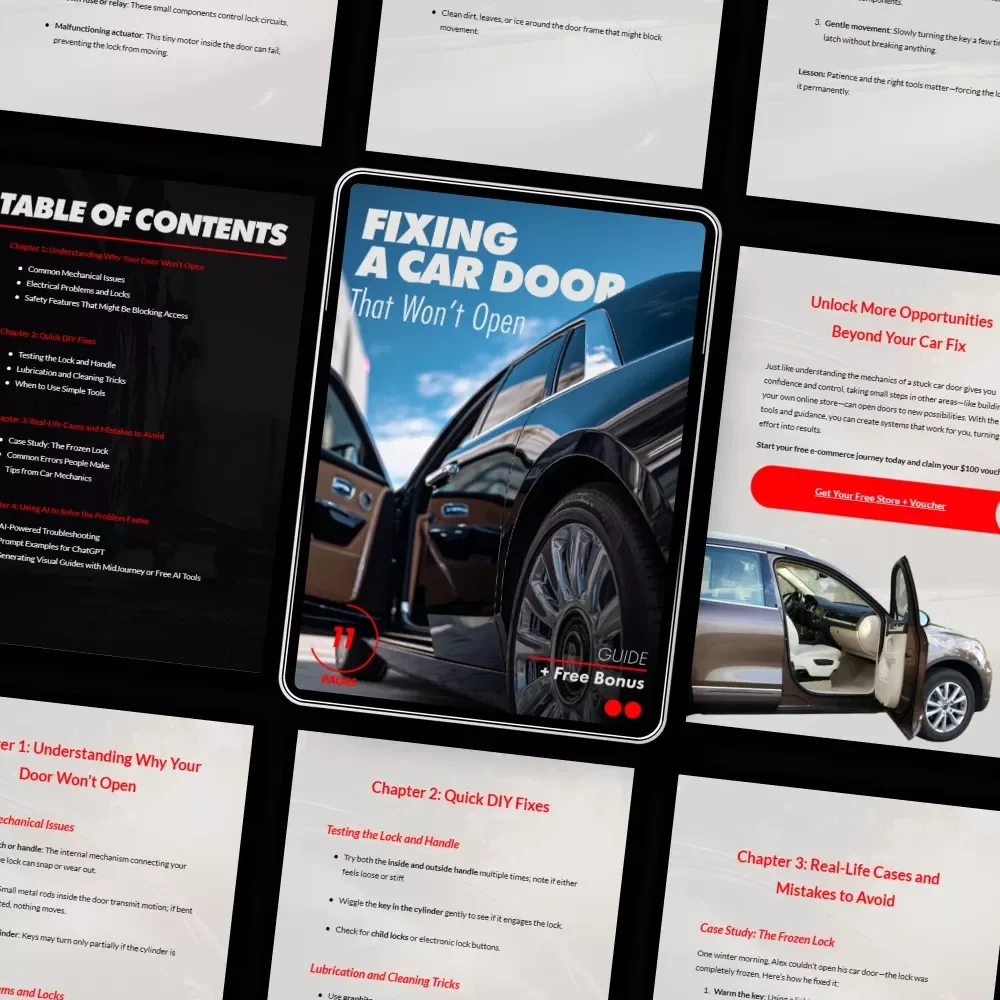 Fixing a Car Door That Won’t Open: DIY Guide for Car Owners | Digital Download