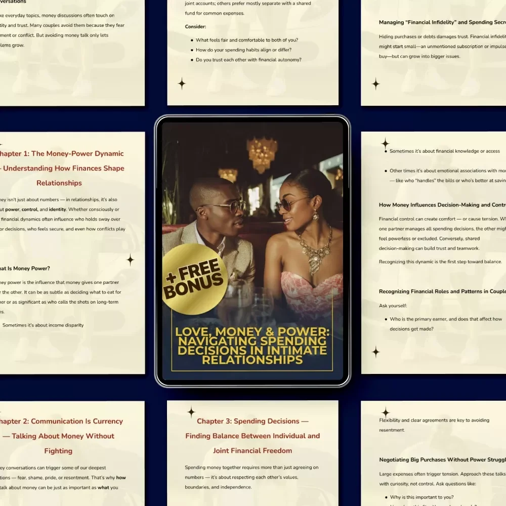 Love, Money & Power: Navigating Spending Decisions in Intimate Relationships | Digital Relationship Finance Guide | Build Trust, Equality & Clarity Around Money Power and Spending Decisions in Intimate Relationships | Printable PDF