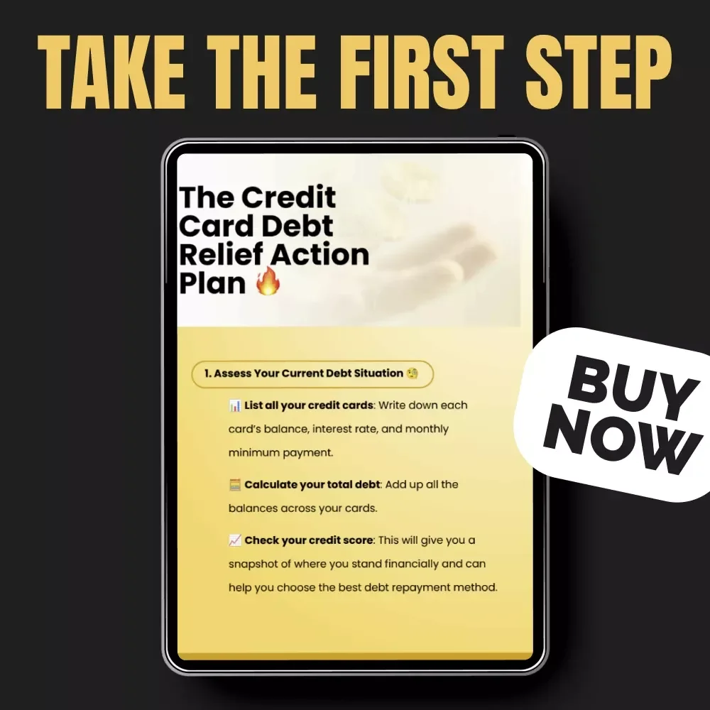 The Credit Card Debt Relief Action Plan | Printable Checklist for How to Get Out of Crippling Debt, Budgeting & Smart Money Management