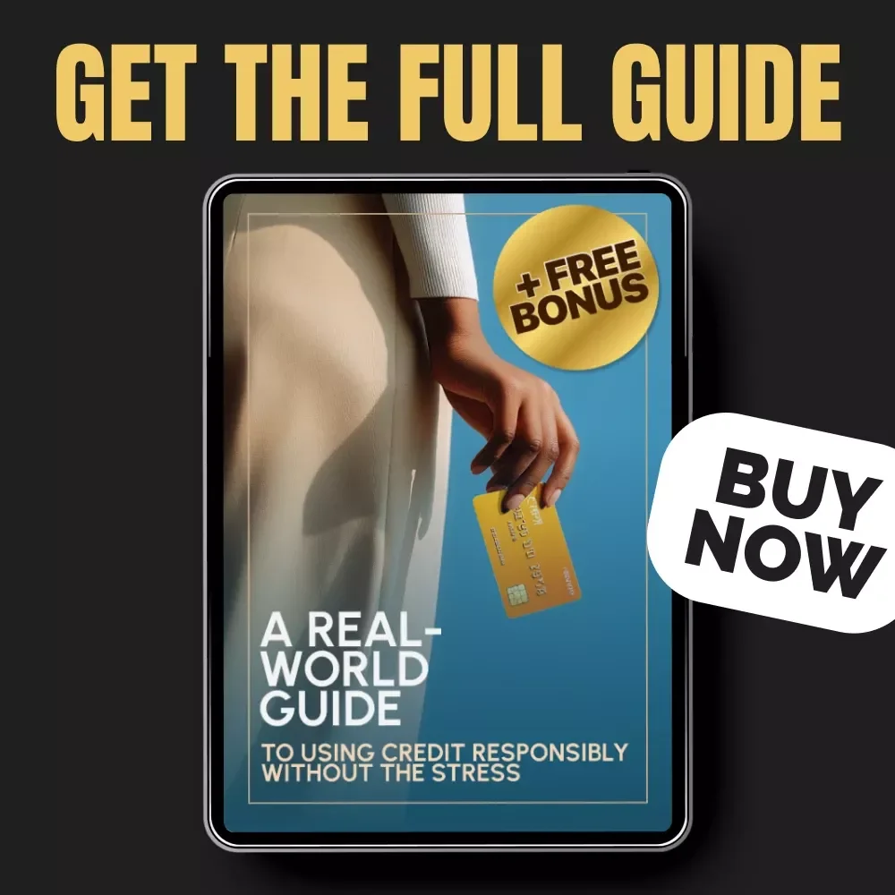 A Real-World Guide to Using Credit Responsibly Without the Stress | how to use credit responsibly | Credit Confidence Guide for Beginners, Budgeters & Debt-Free Seekers