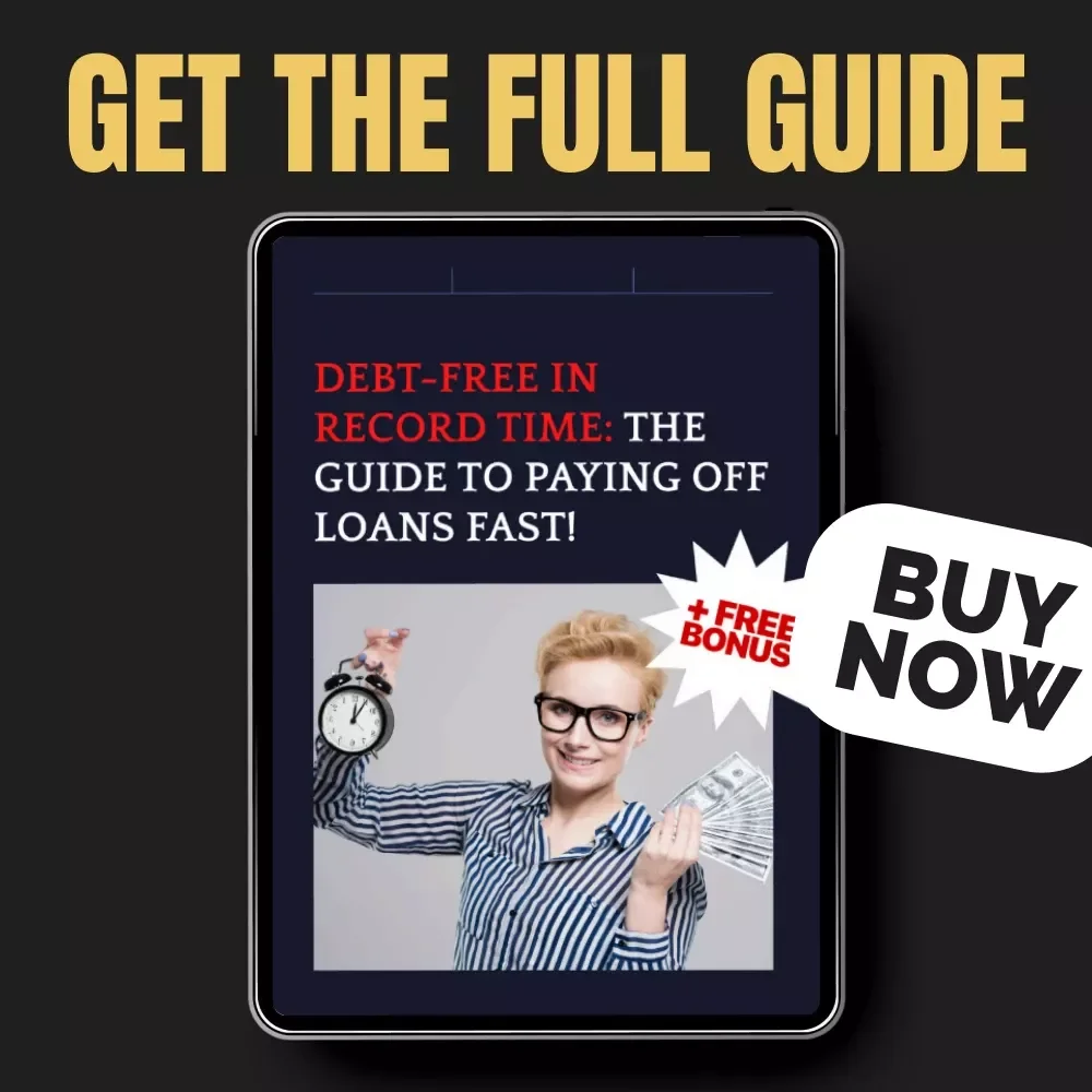 Debt-Free in Record Time: The Guide to Paying Off Loans Fast – Ultimate Budgeting Planner & Checklist for How to Get Credit Card Debt Relief, Loan Repayment Strategy, Money Management Digital Download