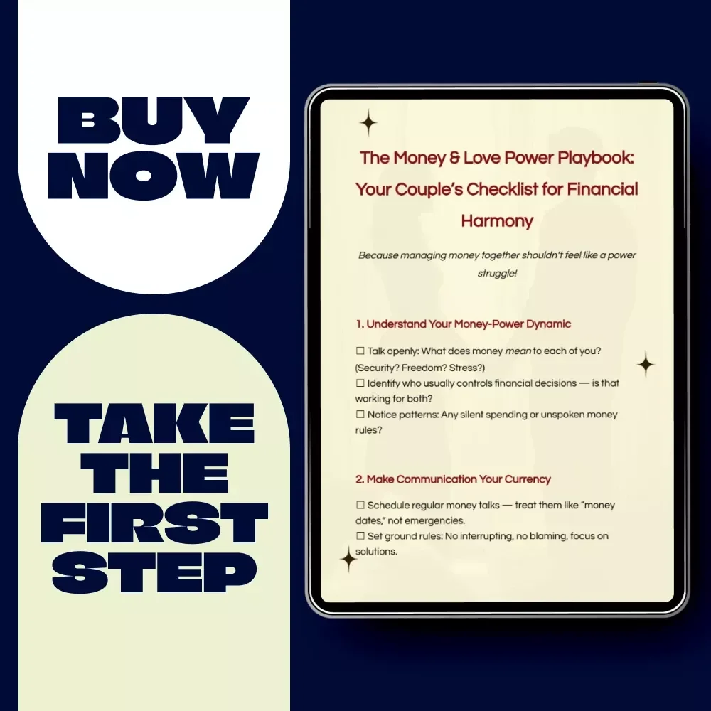 The Money & Love Power Playbook: Your Couple’s Checklist for Financial Harmony | Digital Relationship Finance Planner | Build Trust, Balance & Communication in Money Power and Spending Decisions in Intimate Relationships | Printable PDF