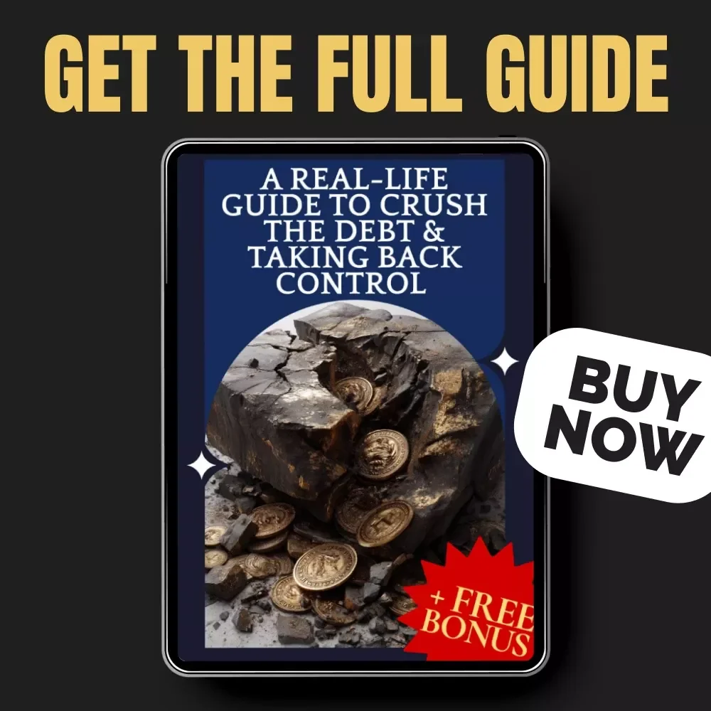 A Real-Life Guide to Crush the Debt & Taking Back Control – Debt Repayment Plan Strategy Guide, Financial Freedom eBook, Budgeting & Payoff Planner Digital Download