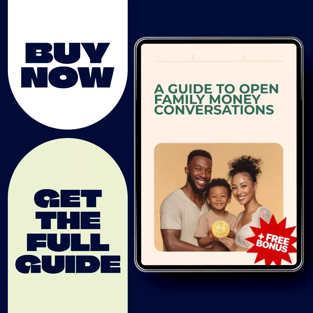 A Guide to Open Family Money Conversations | Financial Communication eBook for Families | Family Money Conversations Guide for Confident, Calm, and Connected Money Talks