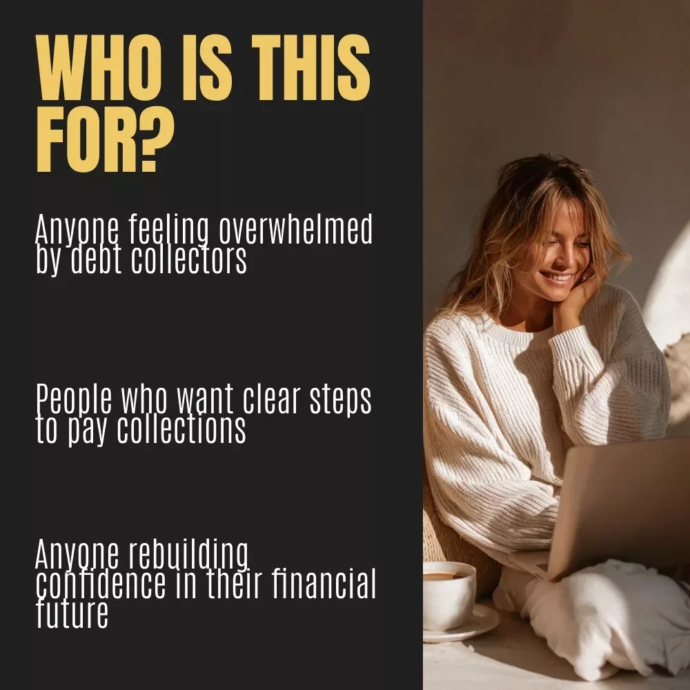 Tame the Collection Beast: A Stress-Free Guide to Paying Debt Collectors with Confidence | Debt Collections Guide | FDCPA Rights | Paying Collections eBook | Budget & Credit Repair Checklist