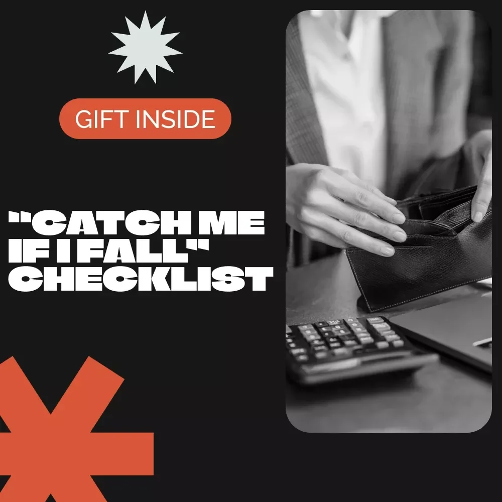 The “Catch Me If I Fall” Checklist | Emergency Fund Planner, Financial Safety Net Guide, Digital Download Budgeting & Money Management Checklist