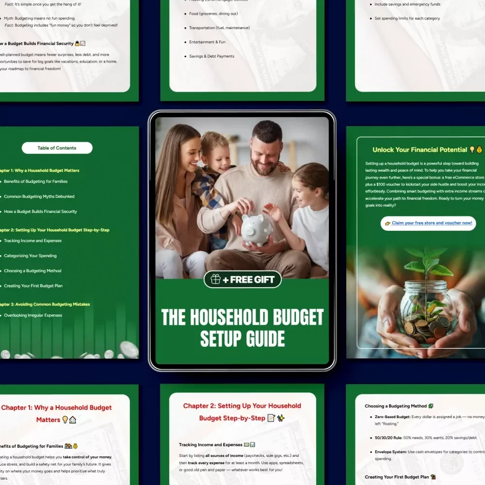 The Household Budget Setup Guide: A Step-by-Step Guide to Creating Your Perfect Household Budget