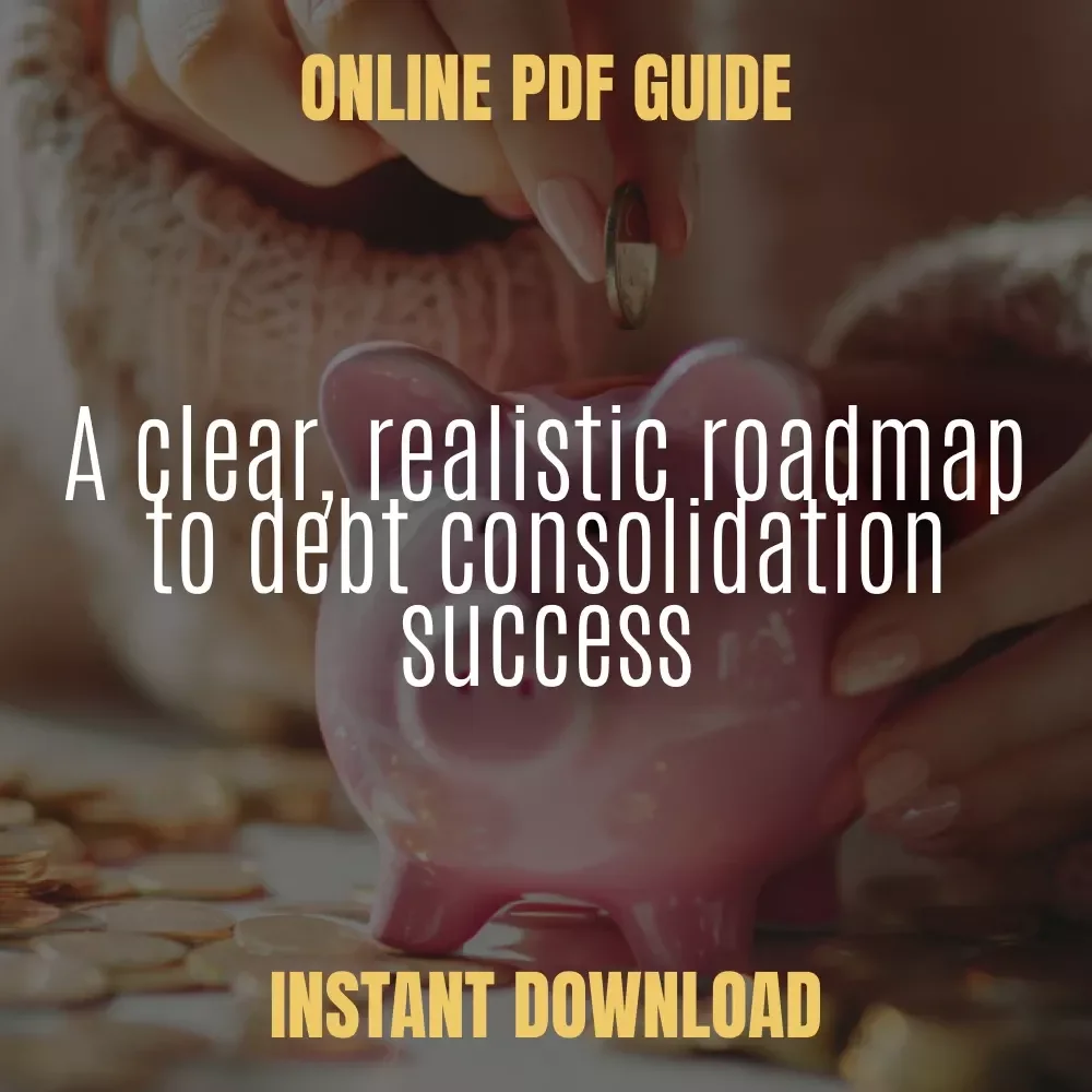 A Real-World Guide to Debt Consolidation Loans with Bad Credit — Printable eBook, Financial Guide, Budgeting Resource for Bad Credit Debt Help | Digital Download