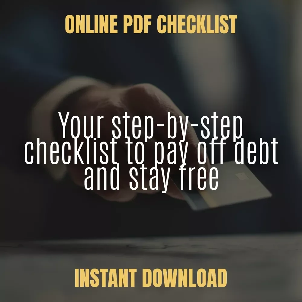 The Credit Card Debt Relief Action Plan | Printable Checklist for How to Get Out of Crippling Debt, Budgeting & Smart Money Management