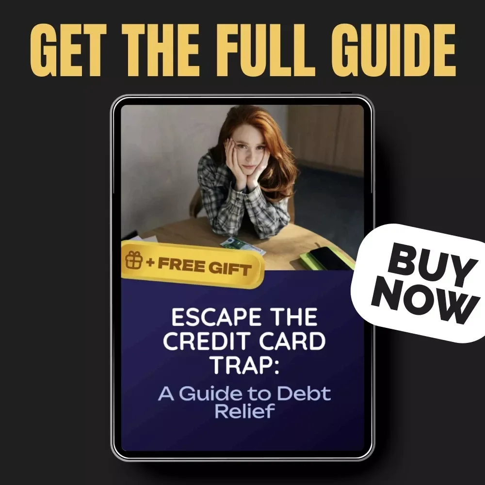 Escape the Credit Card Trap: A Guide to Debt Relief | Digital Download for How to Get Out of Crippling Debt, Budgeting & Financial Freedom