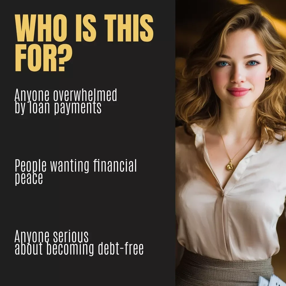 Debt-Free in Record Time: The Guide to Paying Off Loans Fast – Ultimate Budgeting Planner & Checklist for How to Get Credit Card Debt Relief, Loan Repayment Strategy, Money Management Digital Download