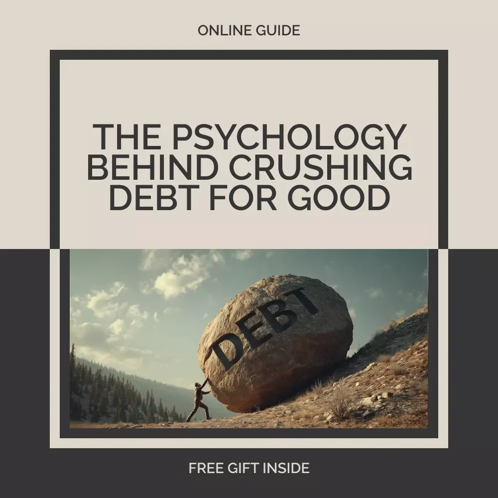 The Psychology Behind Crushing Debt for Good | Mindset Guide for Lasting Financial Freedom | Digital Download on the Psychology of Debt Elimination