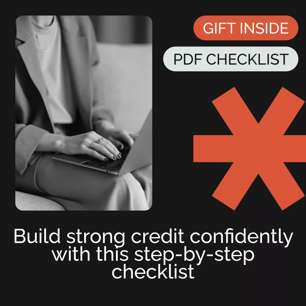 Your Fun & Simple Checklist to Build Strong Credit History | Credit Score Guide, Credit Building Checklist, Beginner-Friendly Financial Planning Tool, Digital Download
