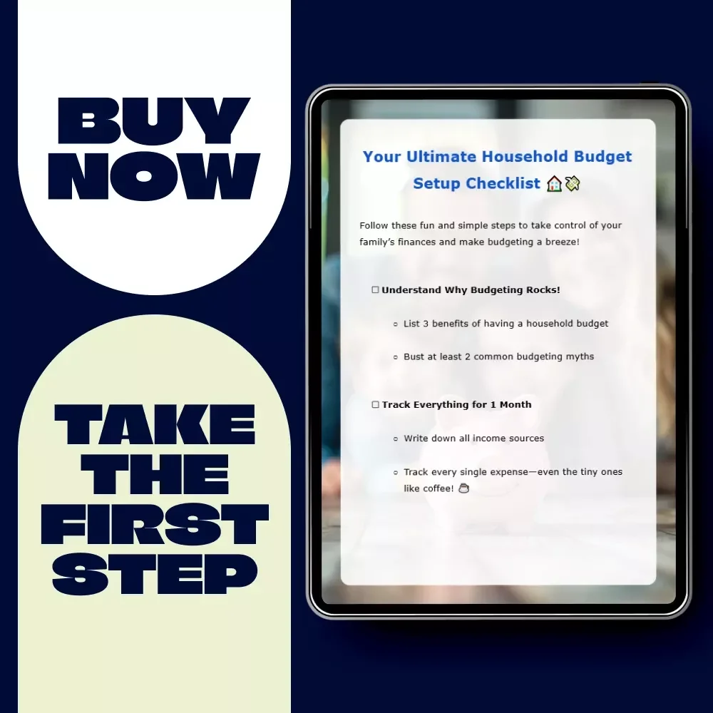 Your Household Budget Setup Checklist – Create a Successful Budget Plan