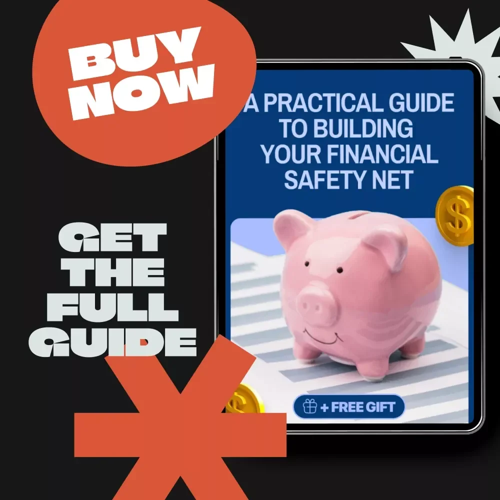 A Practical Guide to Building Your Financial Safety Net | Personal Finance eBook, Emergency Fund Planner, Money Management Guide, Financial Stability Checklist