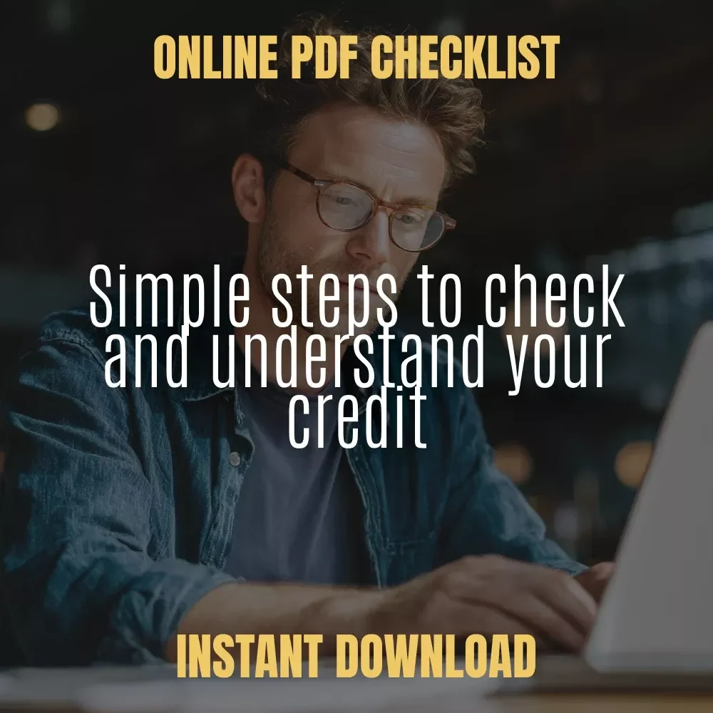 The No-Stress Credit Check Checklist | Printable Step-by-Step Planner for How to View My Credit Score and Build Confidence with Your Finances