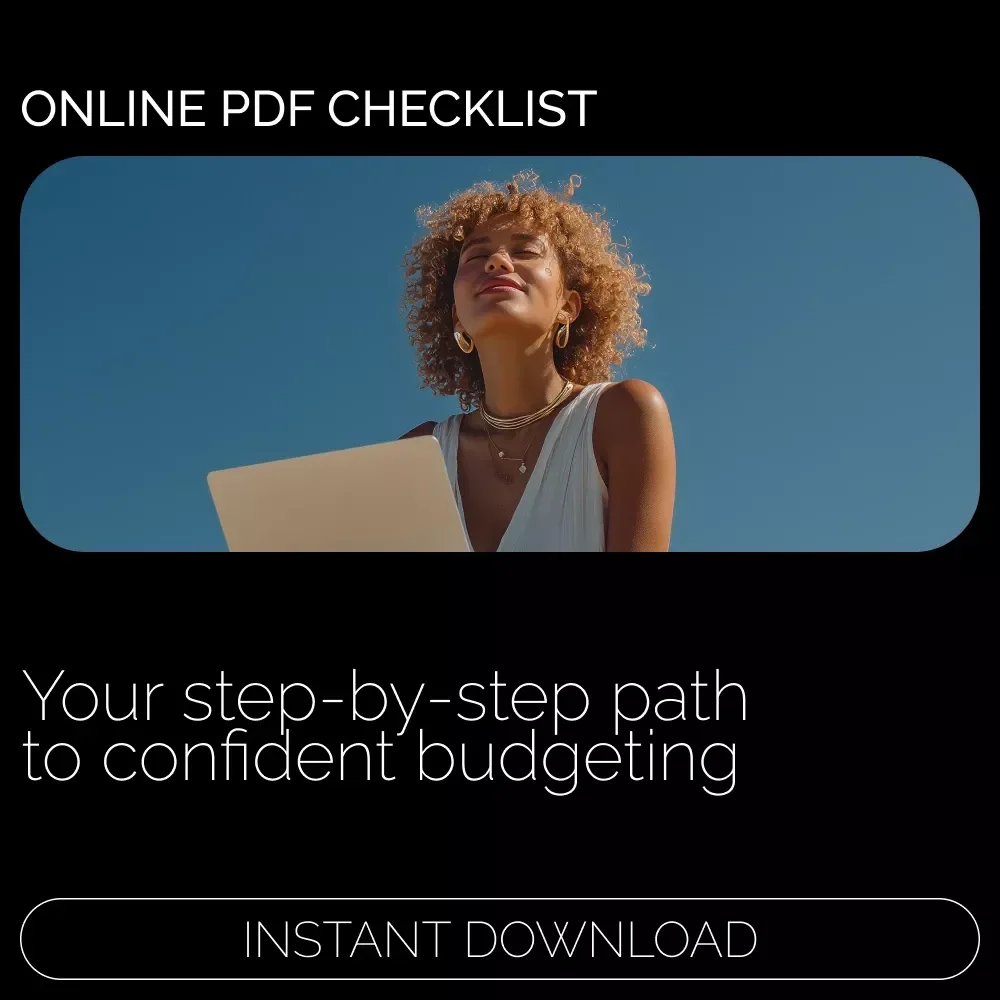 Money Mastery Checklist: Figure Out Your Money | Printable Budget Planner, Digital Download for How to Figure Out Your Budget, Personal Finance Organizer