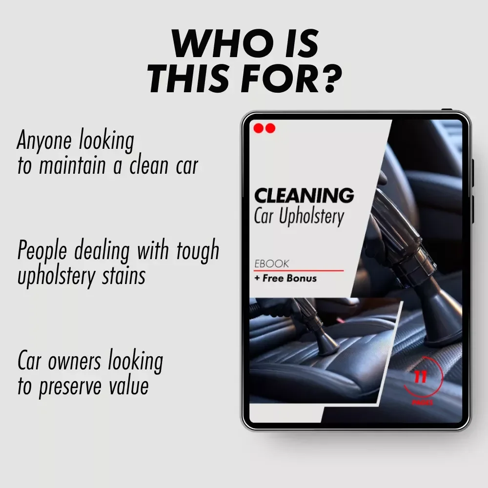 Cleaning Car Upholstery: How to Remove Stains from Cloth, Leather & Vinyl - The Ultimate Guide