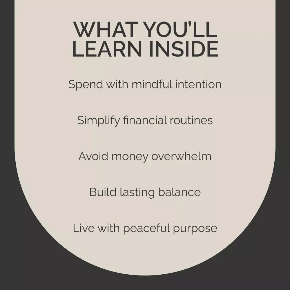 The Peaceful Power of Minimalist Money Habits | Digital Guide for Simplified Finances | Find Clarity, Calm, and Control with Minimalist Money Habits