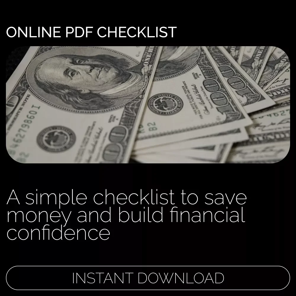The “Broke but Building” Checklist | Save Money Without a High Salary | Budgeting Guide, Savings Planner, Financial Mindset Printable