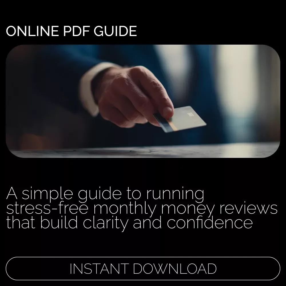 How to Run a Monthly Review That Actually Works | Financial Planning Guide | Monthly Money Review Tips | Budgeting & Personal Finance Printable