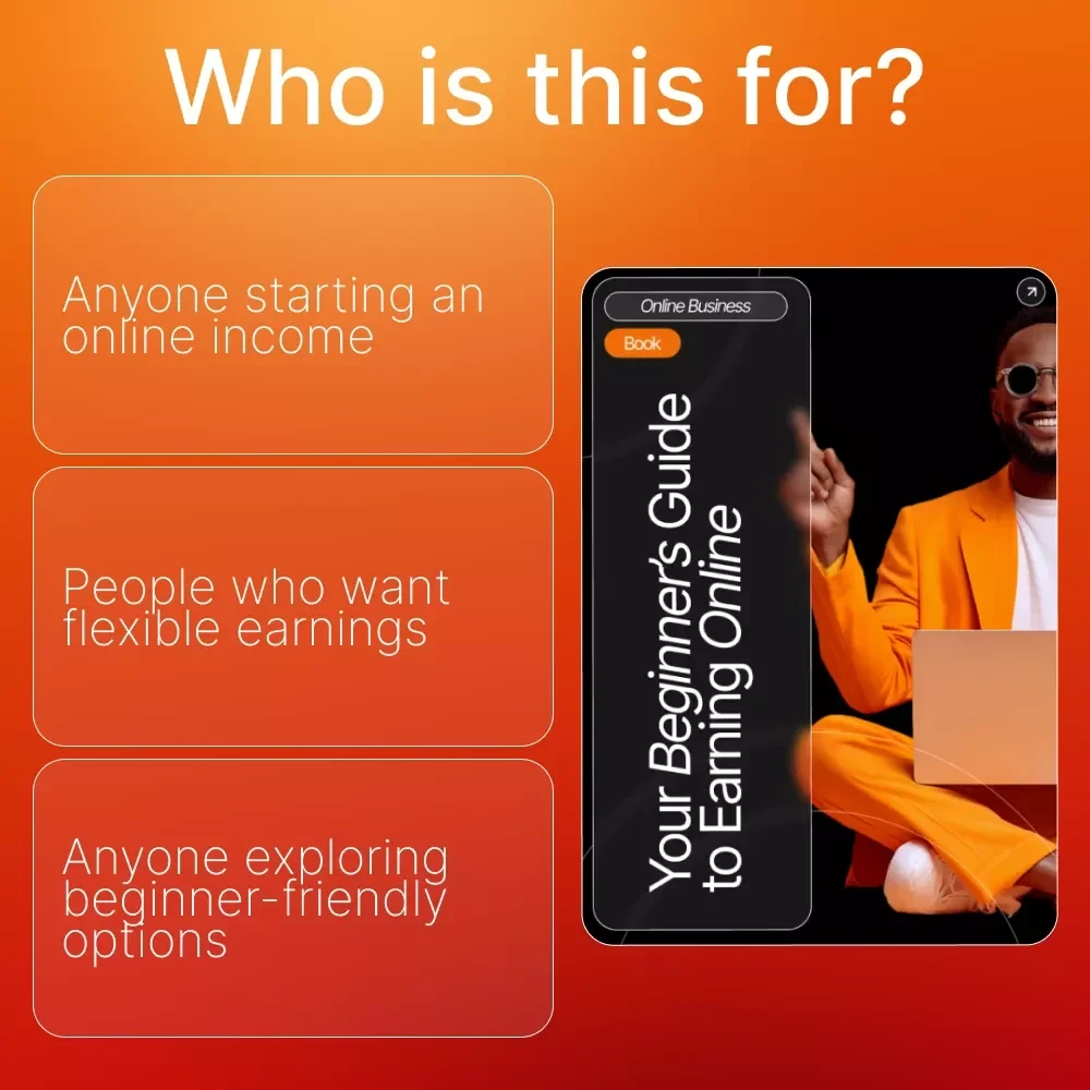 Your Beginner’s Guide to Earning Online – Beginner Steps for First Online Income | Digital Download eBook for New Online Earners